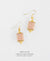 EDEN + ELIE Everyday drop earrings - blossom gold striped