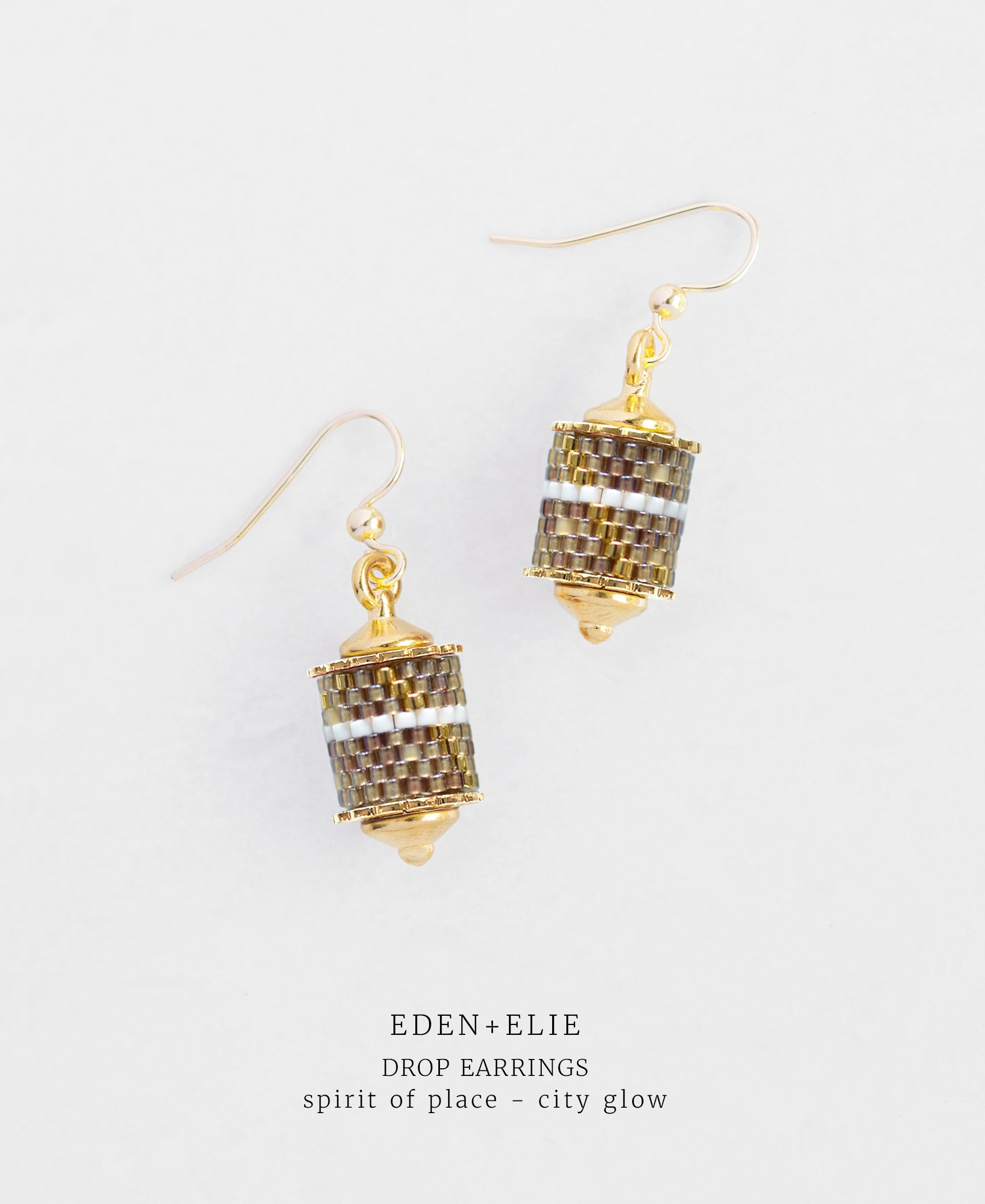 Everyday Drop Earrings - Spirit of Place City Glow