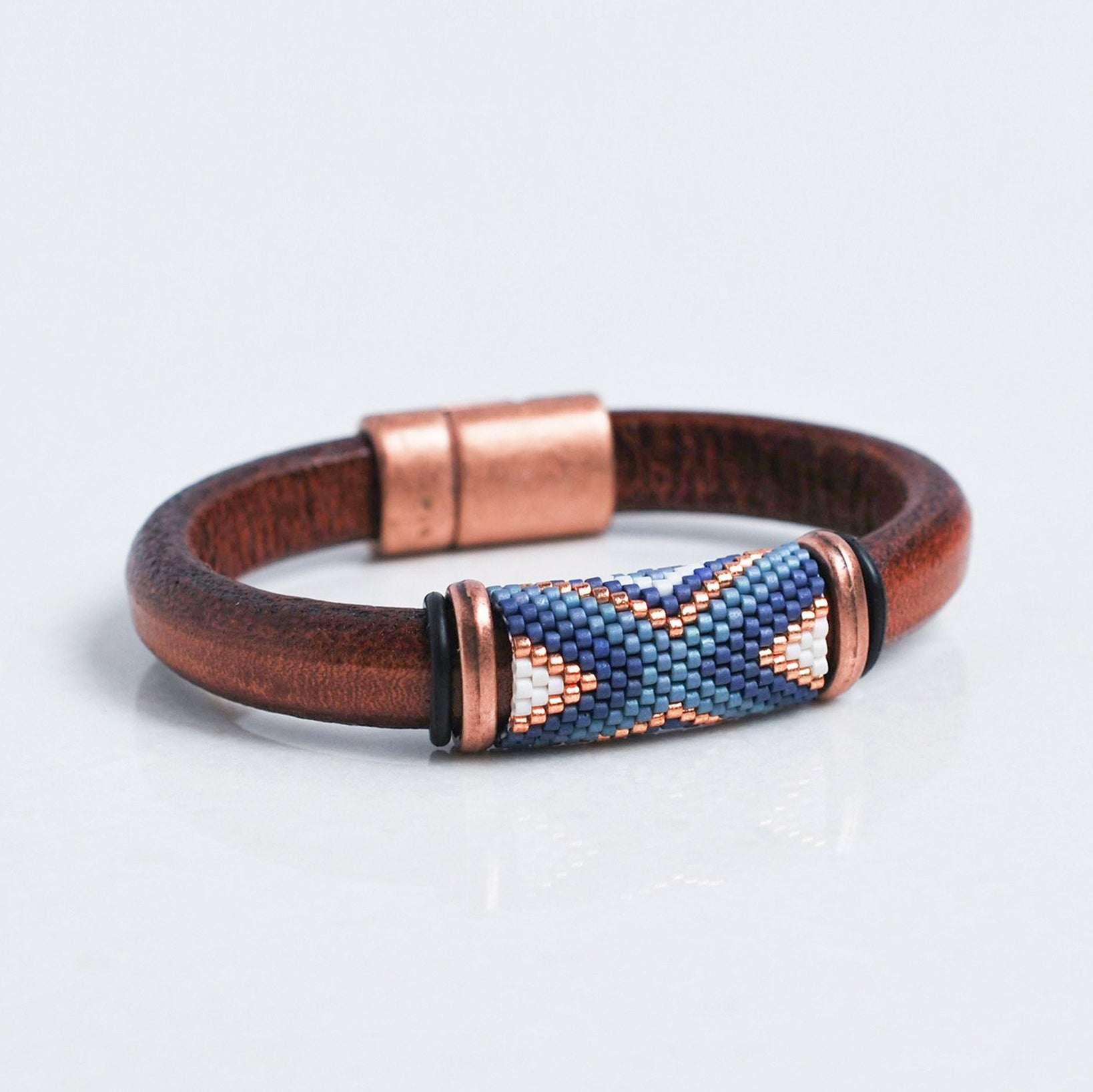 Handcrafted leather bracelets