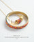 EDEN + ELIE Modern Peranakan adjustable length necklace + bangle gift set - ruby
