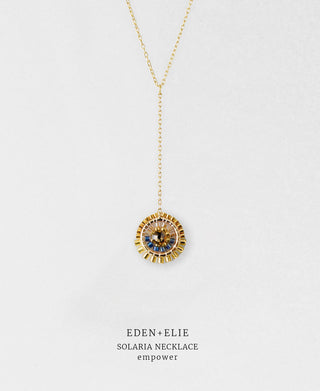 Solaria Circle Threader Necklace - Empower