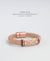 EDEN + ELIE handwoven thick leather bracelet - country brown