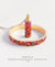 EDEN + ELIE Modern Peranakan capsule pendant necklace + bangle gift set - ruby